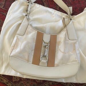 Coach Hampton Monogram Jacquard-excellent condition